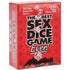 The Best Sex Dice Game Ever! box with dice displayed, romantic couples game for home nights