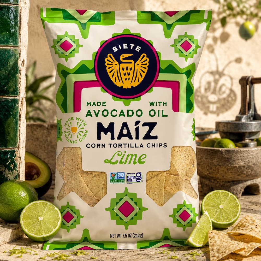 Siete Foods Maiz Lime Tortilla Chips