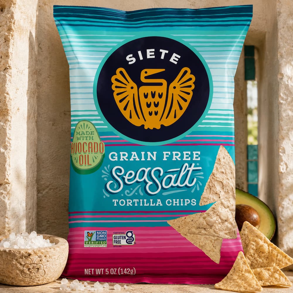 Siete Grain Free Tortilla Chips Sea Salt