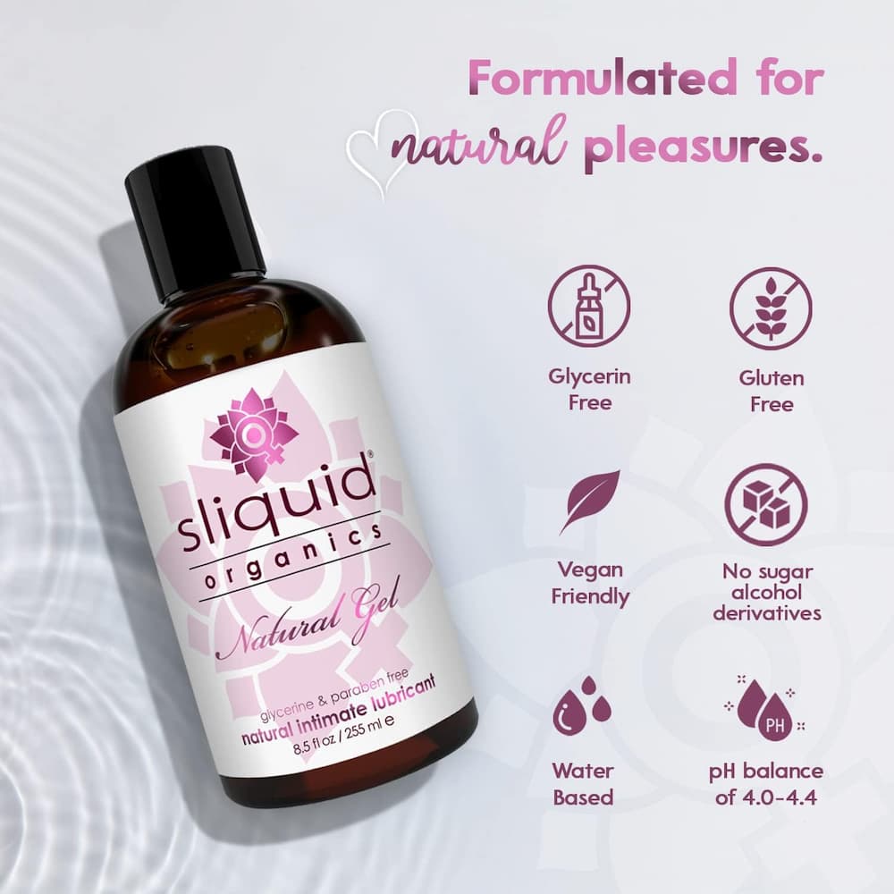 Sliquid Organics Natural Gel Features