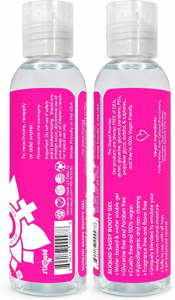 Sliquid Sassy 2oz Ingredients