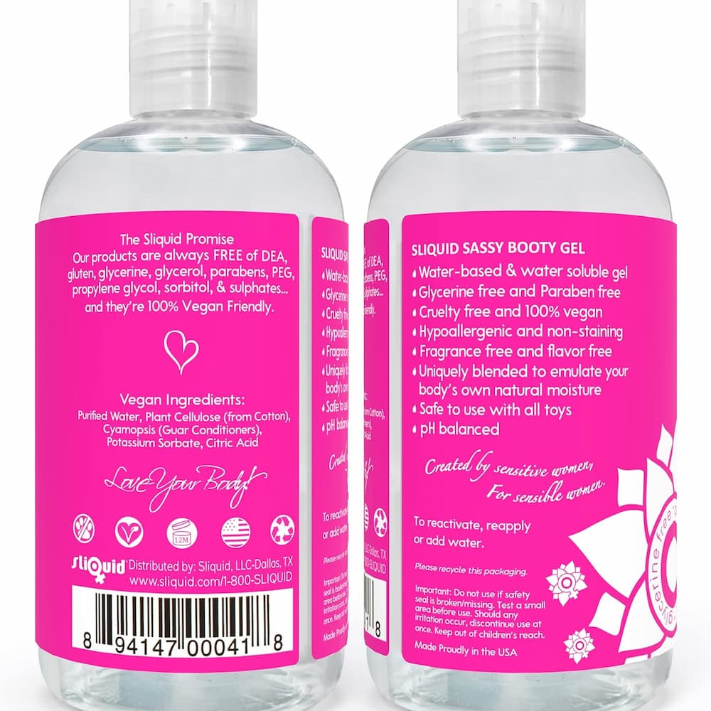 Sliquid Sassy Ingredients