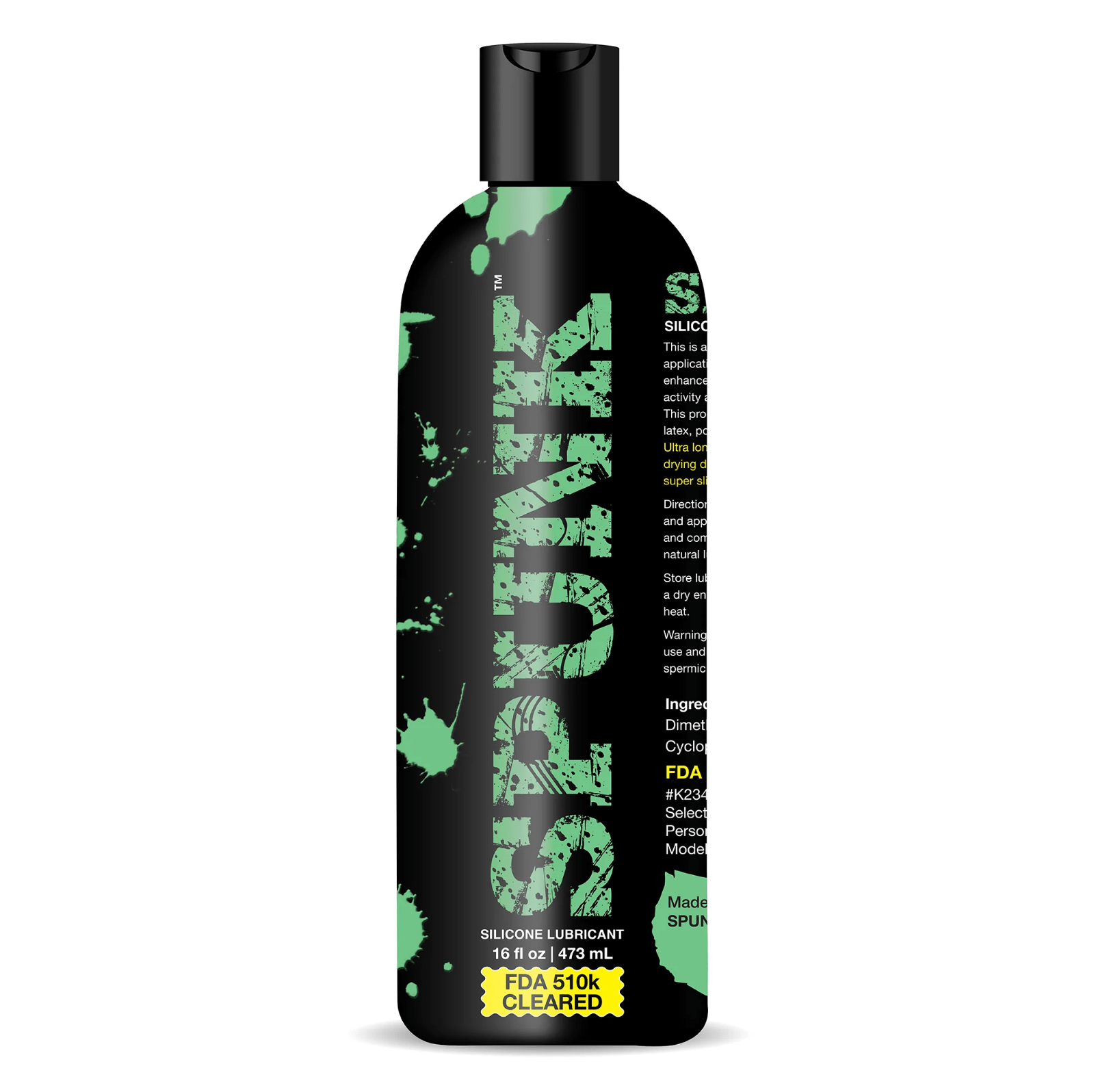 Spunk Lube Pure Silicone 16oz