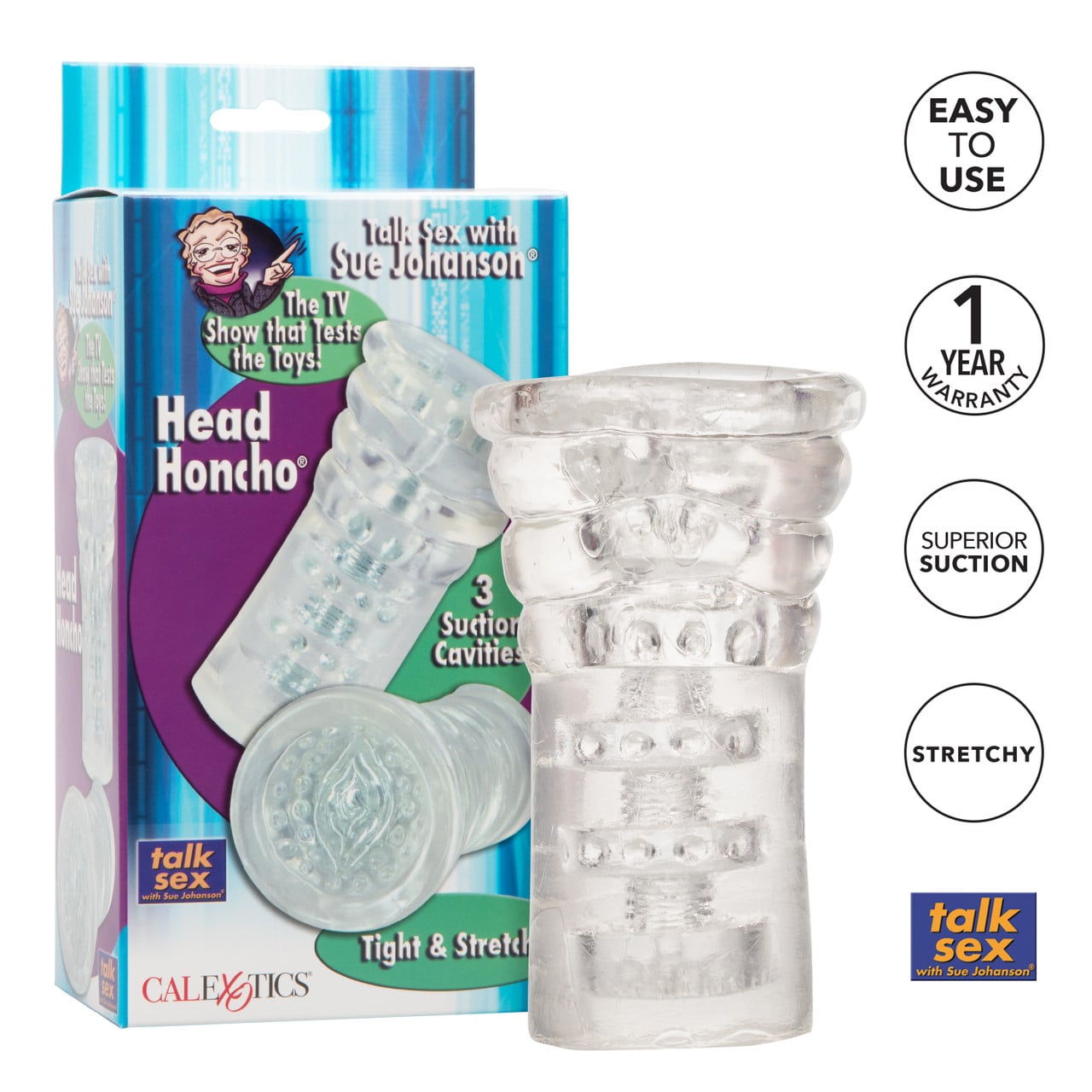 Sue Johanson Head Honcho - Realistic Stroker Happibee Sue Johanson Head Honcho - Realistic Stroker Happibee