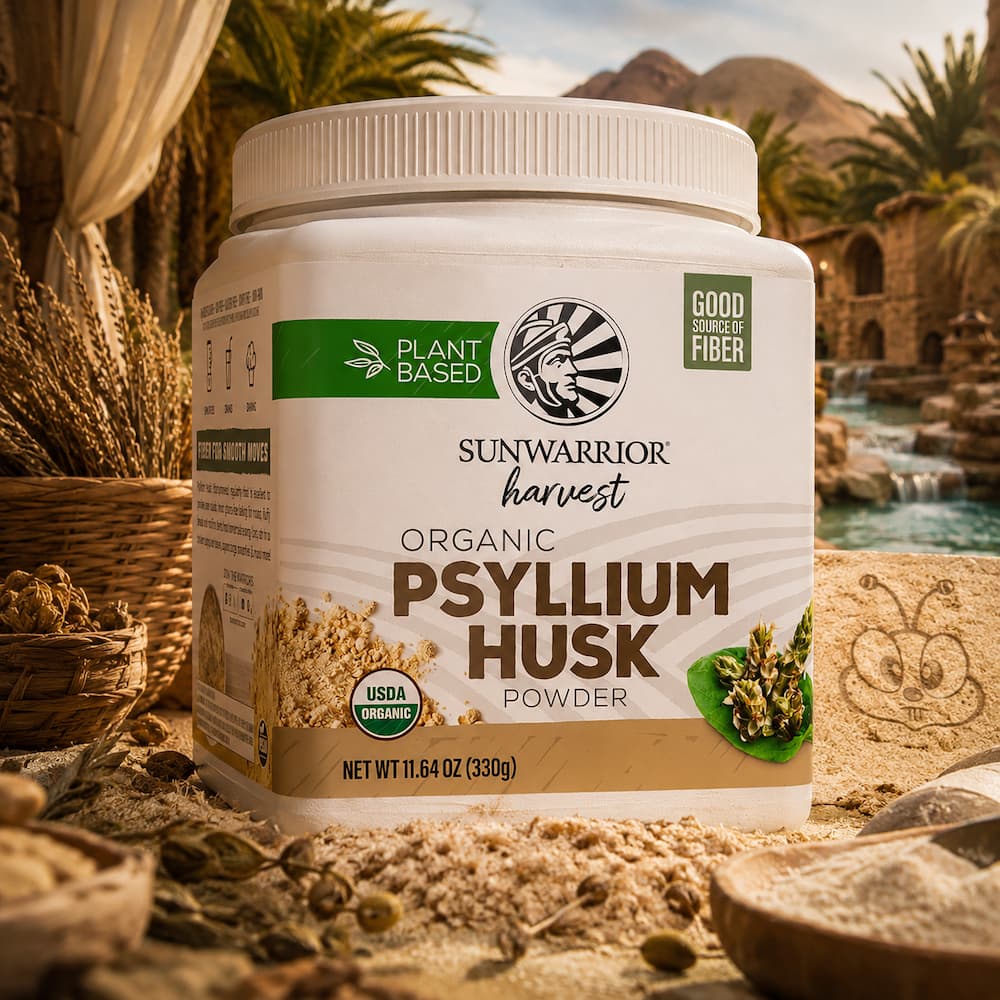 SunWarrior Organic Psyllium Husk Powder