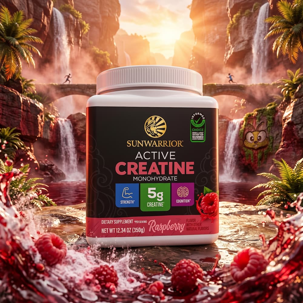 Sunwarrior Active Creatine Raspberry 300g