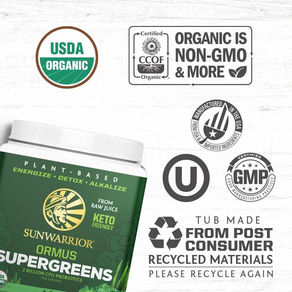 Sunwarrior Ormus Super Greens Features