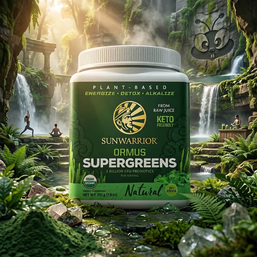 Sunwarrior Ormus Super Greens Natural Flavor