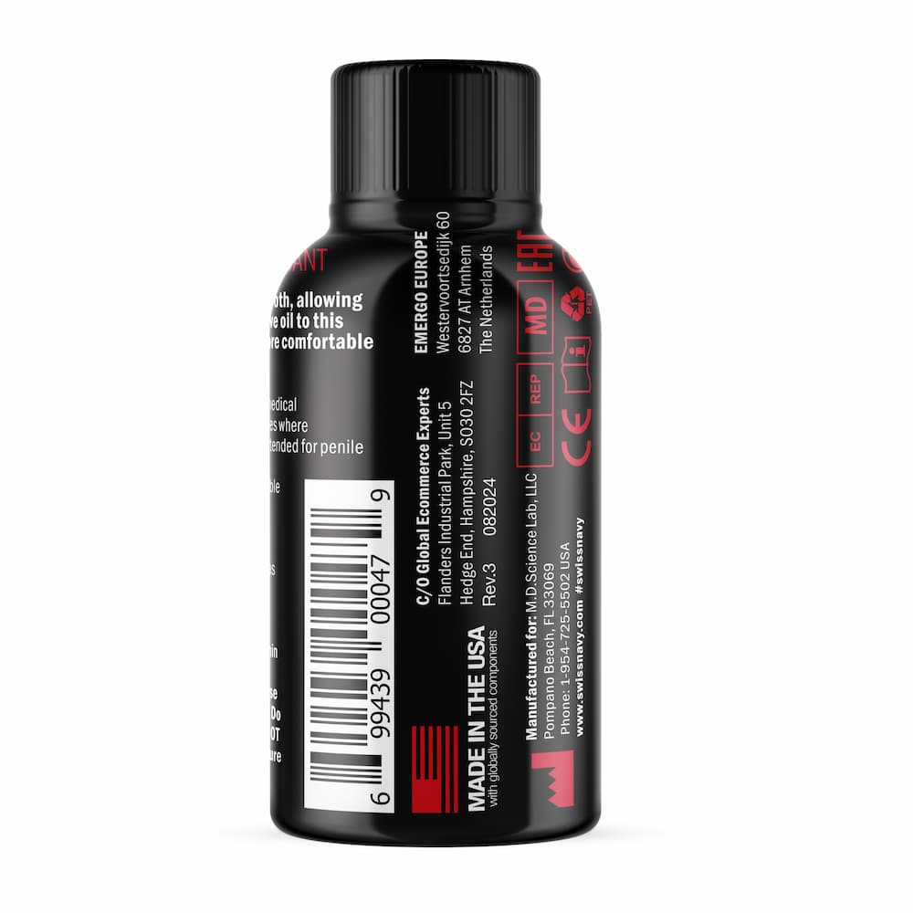 Swiss Navy Premium Anal Lubricant Ingredients