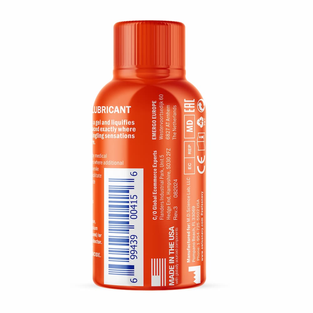 Swiss Navy Warming Lubricant 1oz-Ingredients