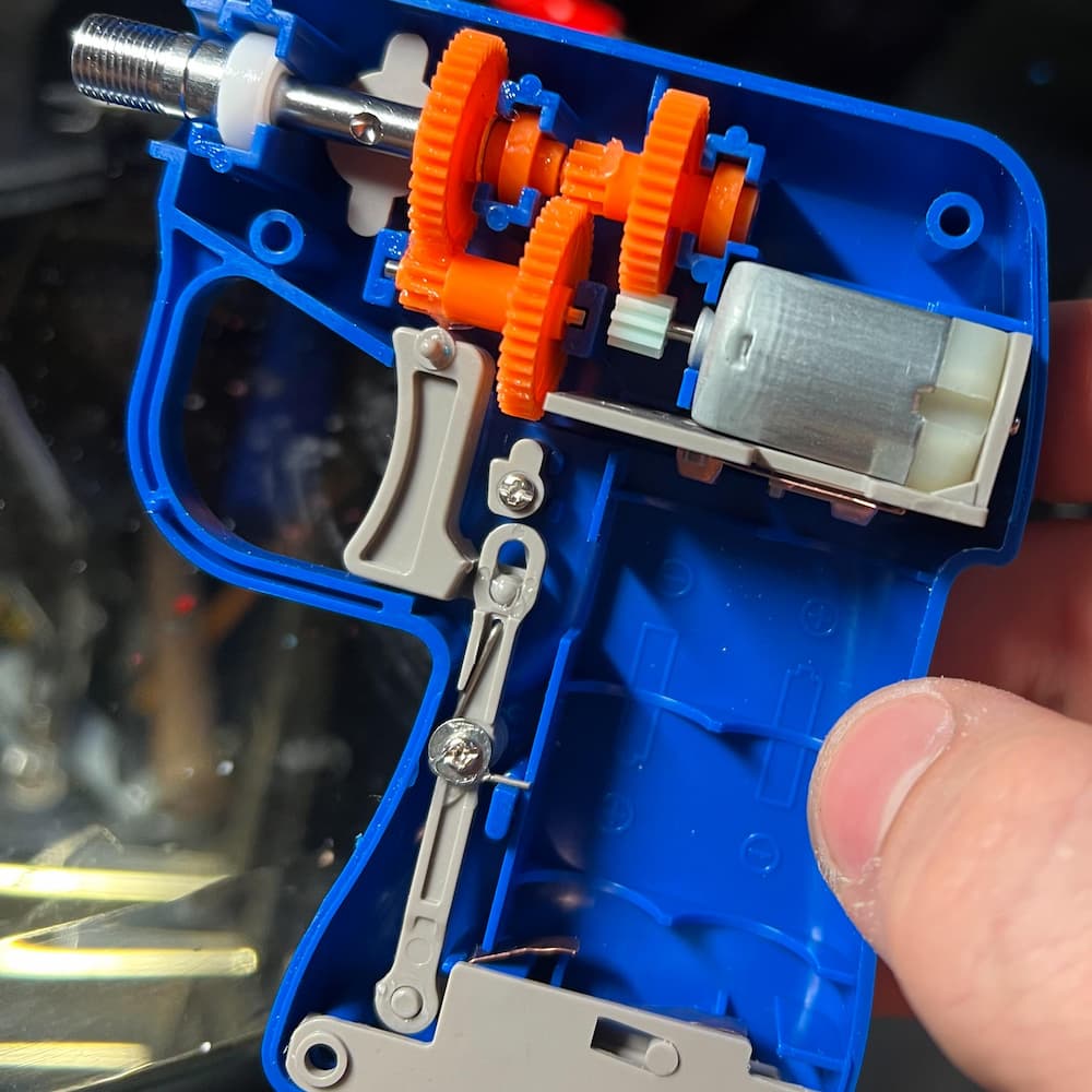 Tamiya Electric Handy Drill Interior