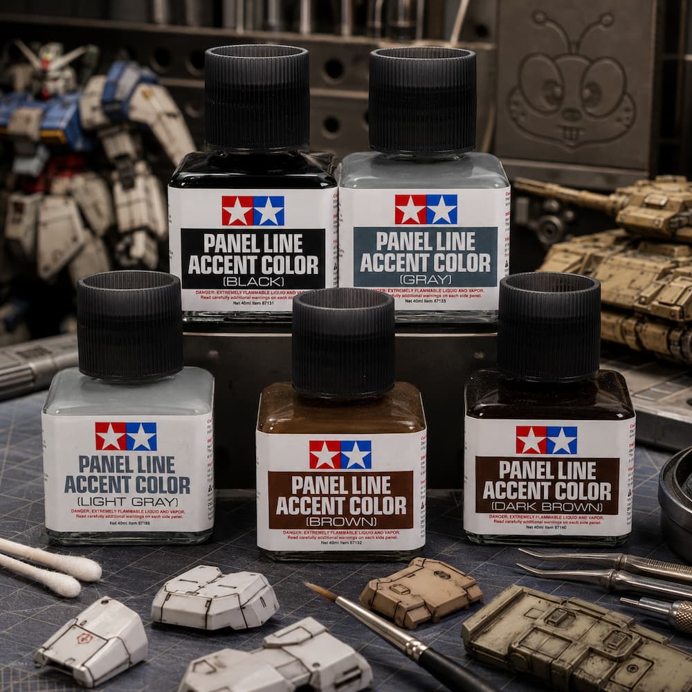 Tamiya Panel Line Accent Color Paints
