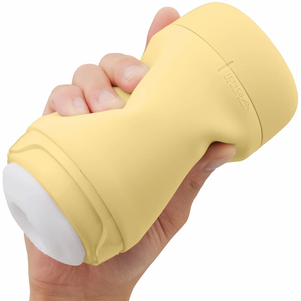 Tenga Puffy Custard Yellow Model