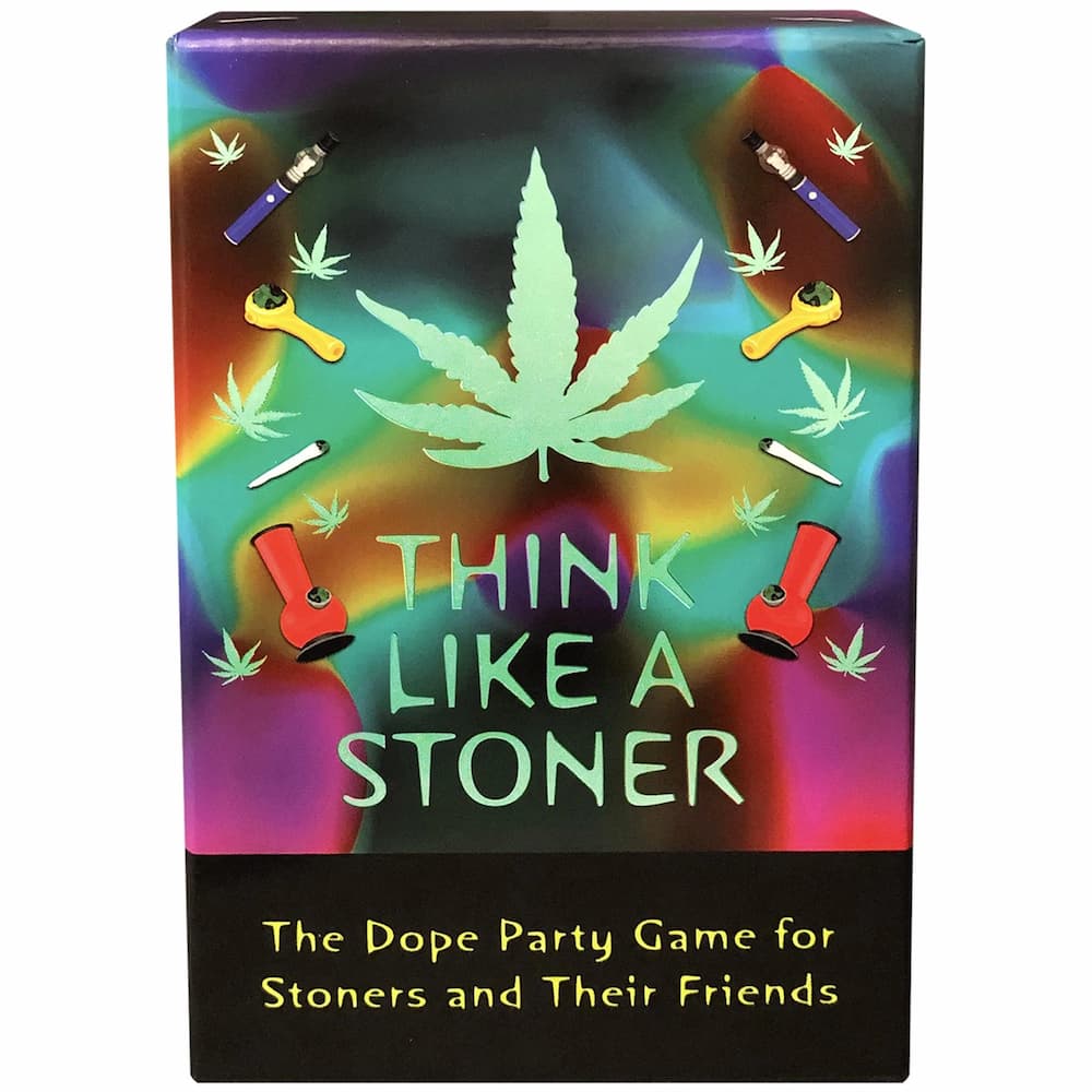 Think like a stoner card packaging