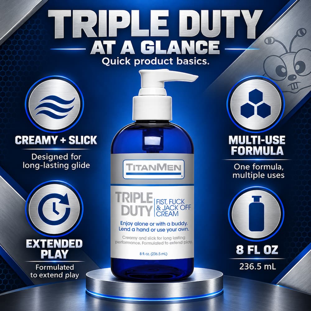 Titanmen Triple Dusty Jack Off Infographic