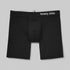 Tommy John Cool Cotton Mid Length Boxer Brief 6-Inch Black White Background 