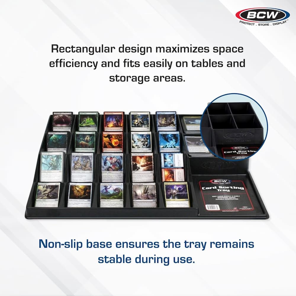Trading Card Storage Container Features