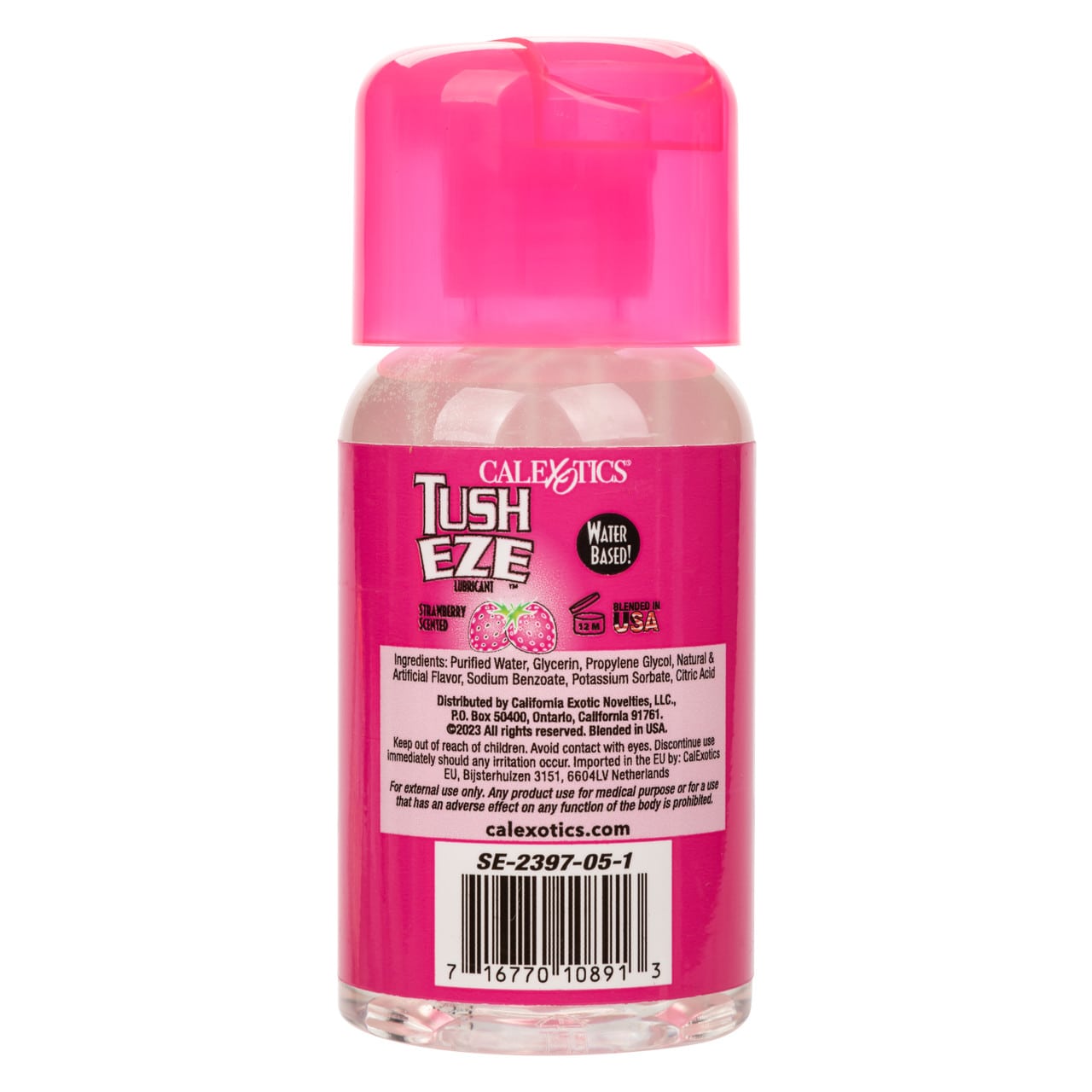 Tush Eze Lubricant Strawberry Scented Ingredients