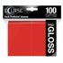 Ultra Pro Eclipse Gloss Apple Red Standard Sleeves 100 Count