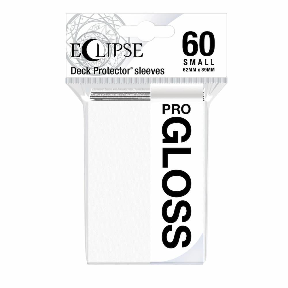 Ultra Pro Eclipse Gloss Artic White Small Sleeves 60 Count