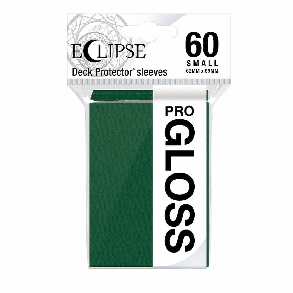 Ultra Pro Eclipse Gloss Forest Green Small Sleeves 60 Count