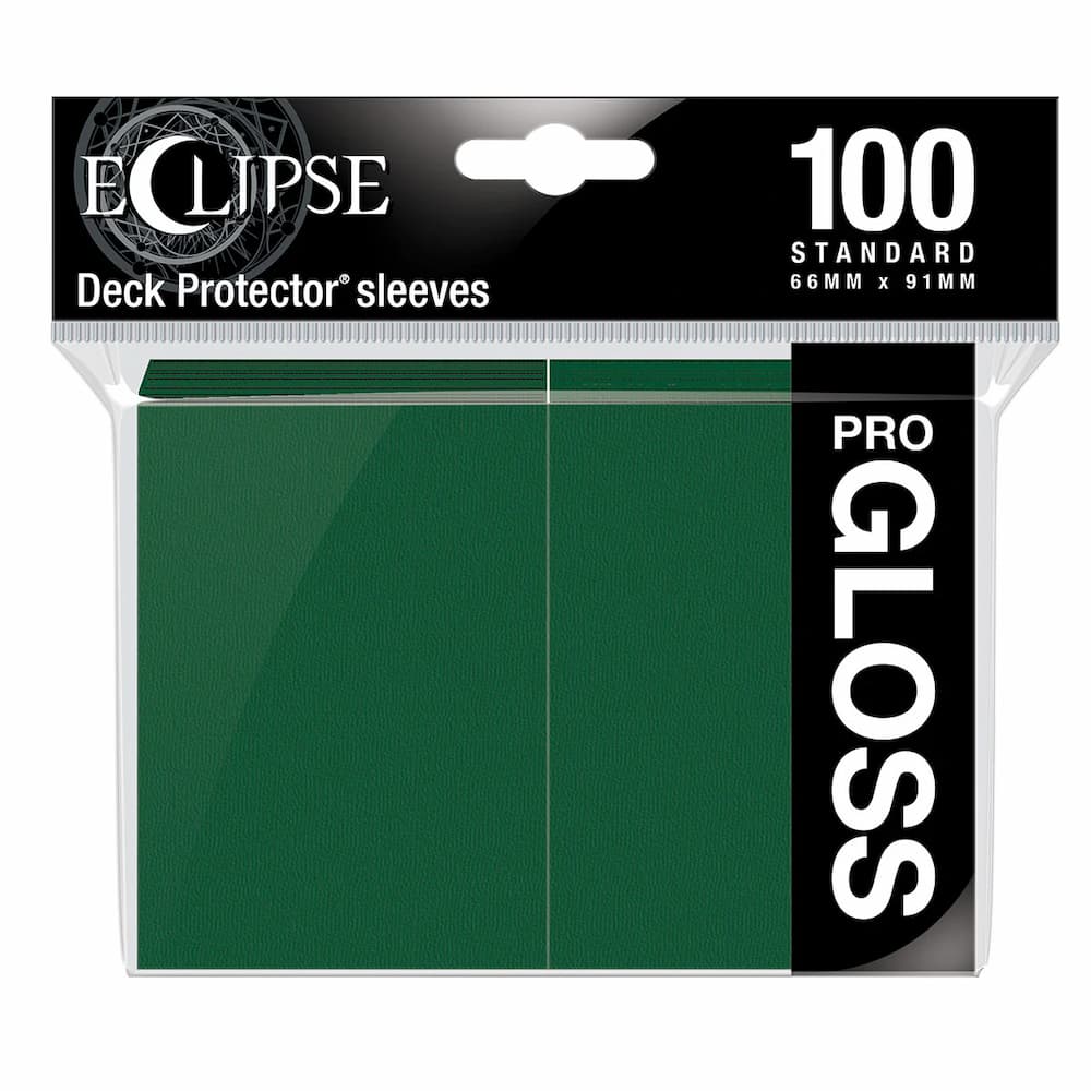 Ultra Pro Eclipse Gloss Forest Green Standard Sleeves 100 Count