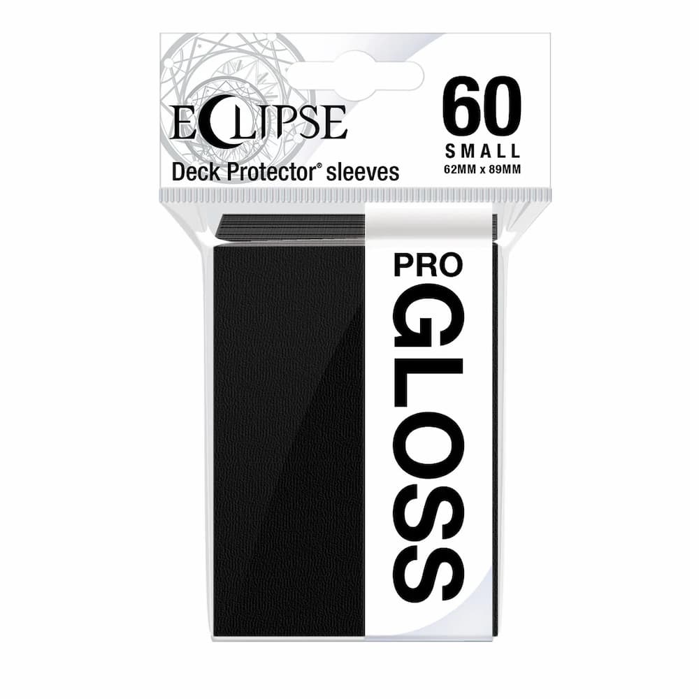 Ultra Pro Eclipse Gloss Jet Black Small Sleeves 60 Count