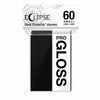 Ultra Pro Eclipse Gloss Jet Black Small Sleeves 60 Count