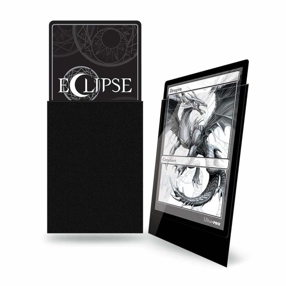 Ultra Pro Eclipse Gloss Jet Black Standard Sleeves
