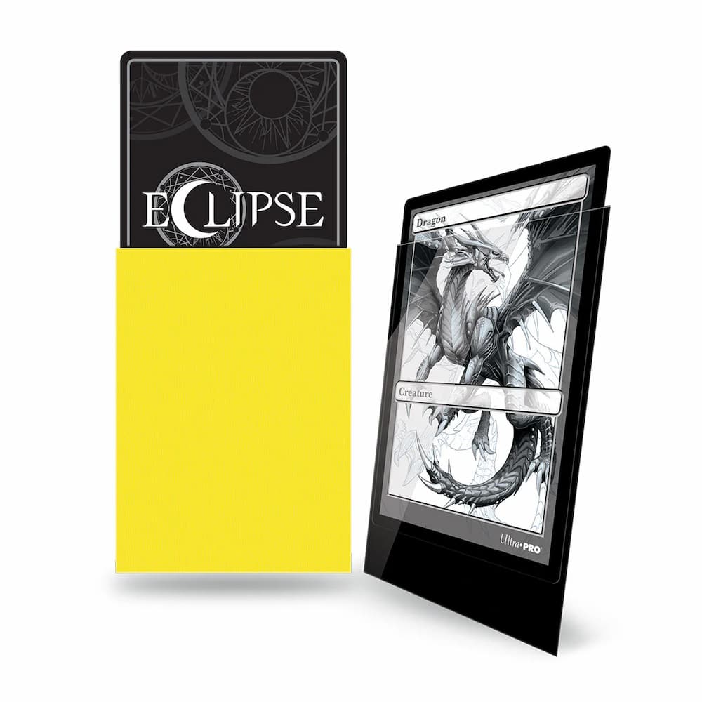 Ultra Pro Eclipse Gloss Lemon Yellow Standard Sleeves