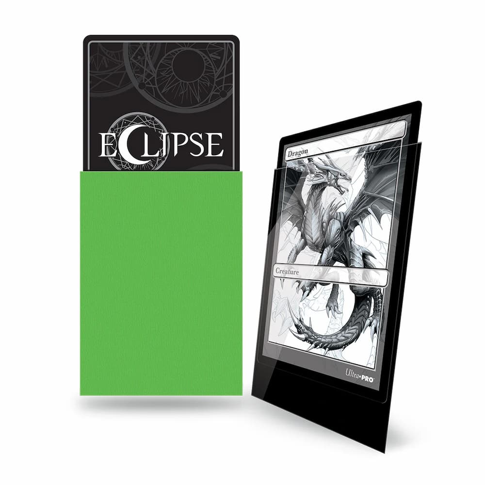 Ultra Pro Eclipse Gloss Lime Green Standard Sleeves