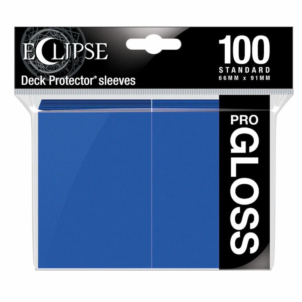 Ultra Pro Eclipse Gloss Pacific Blue Standard Sleeves 100 Count