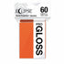 Ultra Pro Eclipse Gloss Pumpkin Orange Small Sleeves 60 Count