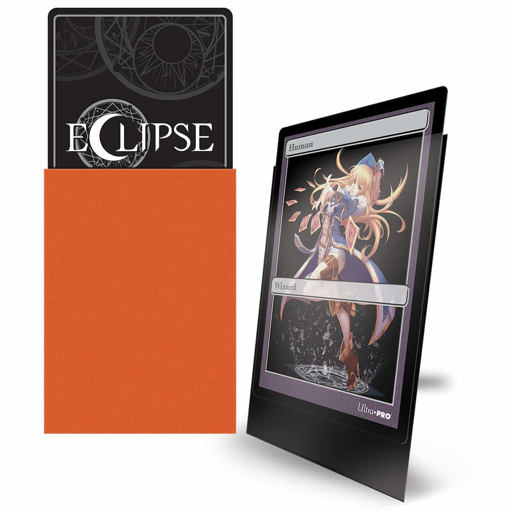 Ultra Pro Eclipse Gloss Pumpkin Orange Small Sleeves