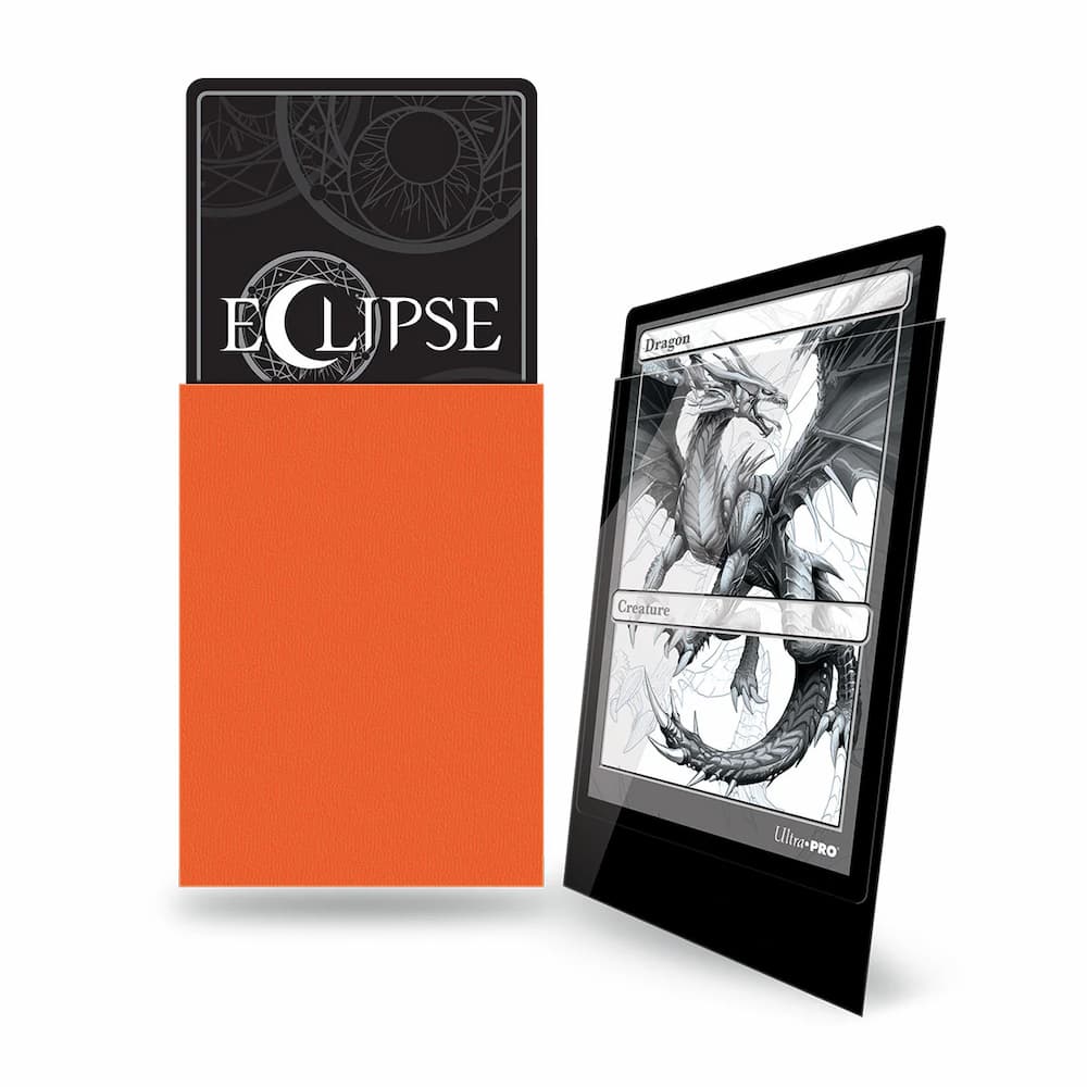 Ultra Pro Eclipse Gloss Pumpkin Orange Standard Sleeves