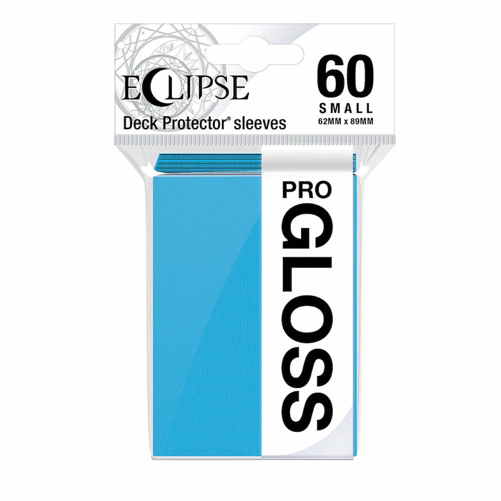 Ultra Pro Eclipse Gloss Sky Blue Small Sleeves 60 Count
