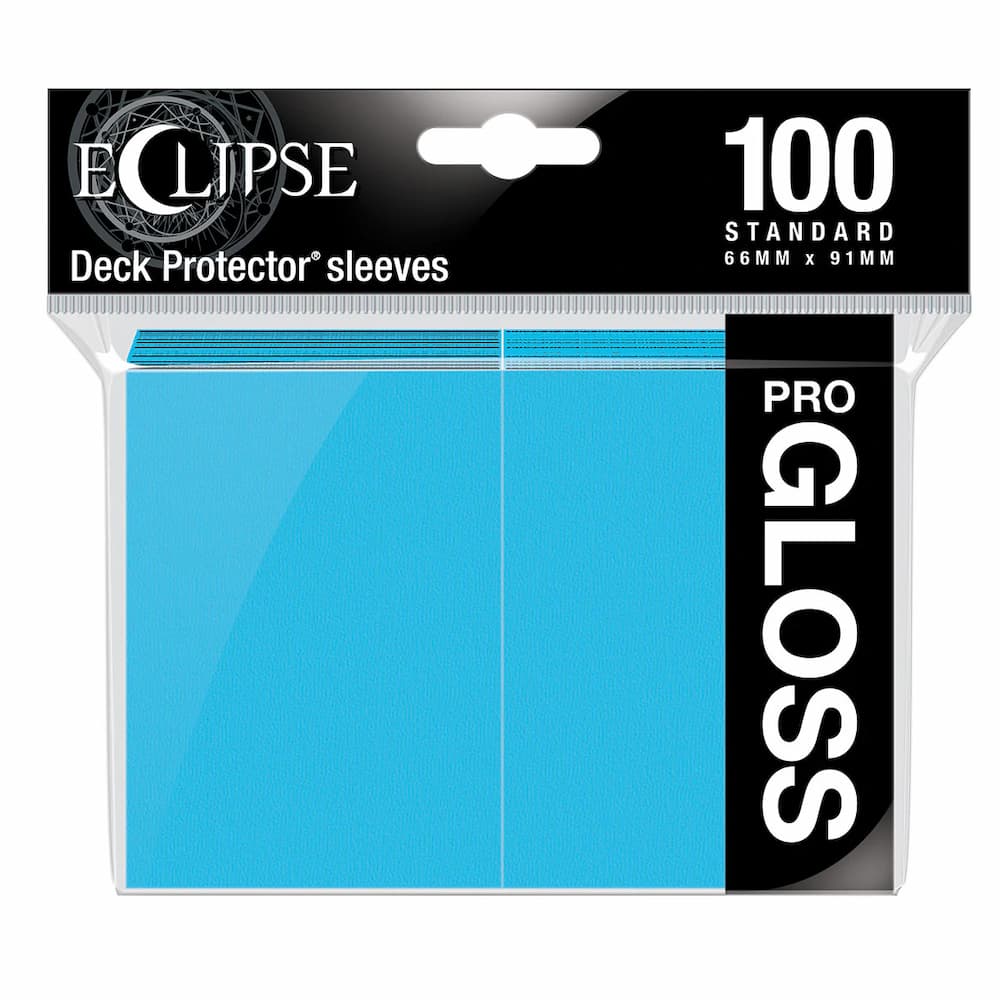 Ultra Pro Eclipse Gloss Sky Blue Standard Sleeves 100 Count
