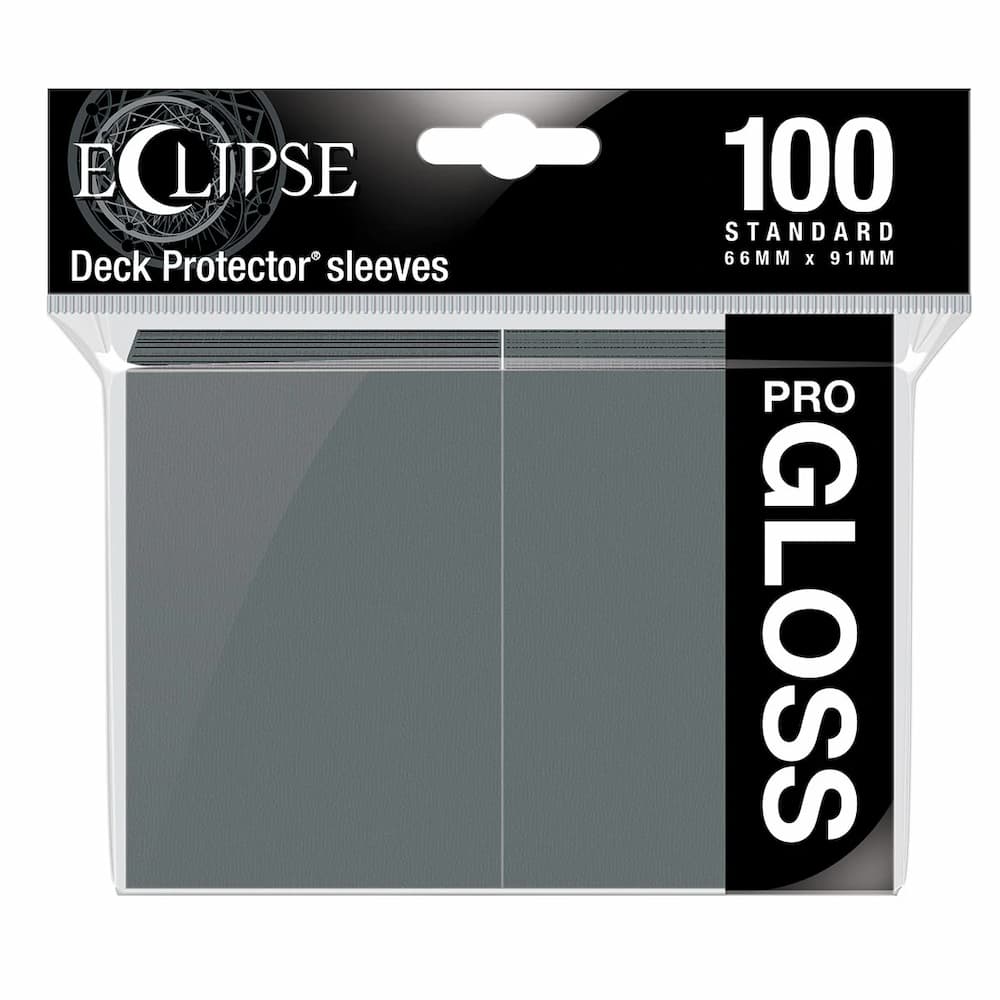 Ultra Pro Eclipse Gloss Smoke Grey Standard Sleeves 100 Count