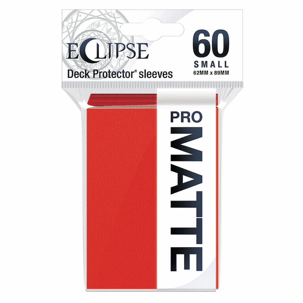Ultra Pro Eclipse Matte Apple Red Small Sleeves 60 Count