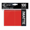 Ultra Pro Eclipse Matte Apple Red Standard Sleeves 100 Count