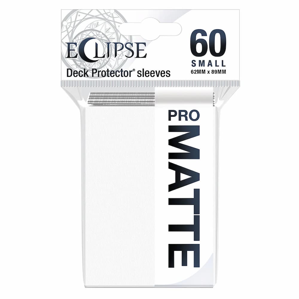 Ultra Pro Eclipse Matte Artic White Small Sleeves 60 Count