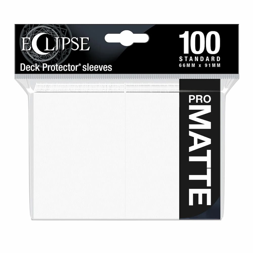 Ultra Pro Eclipse Matte Artic White Standard Sleeves 100 Count