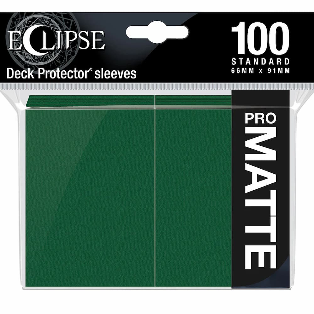 Ultra Pro Eclipse Matte Forest Green Standard Sleeves 100 Count