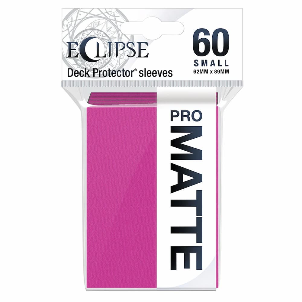 Ultra Pro Eclipse Matte Hot Pink Small Sleeves 60 Count