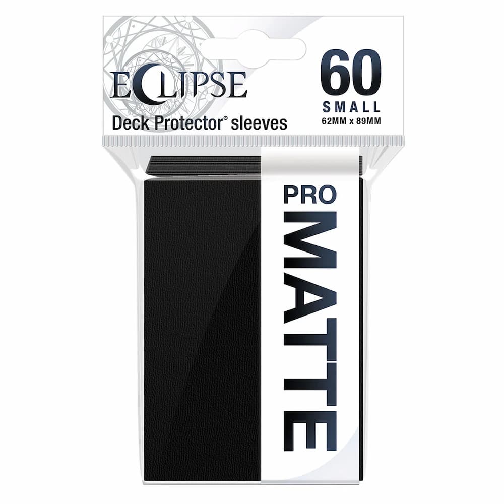Ultra Pro Eclipse Matte Jet Black Small Sleeves 60 Count