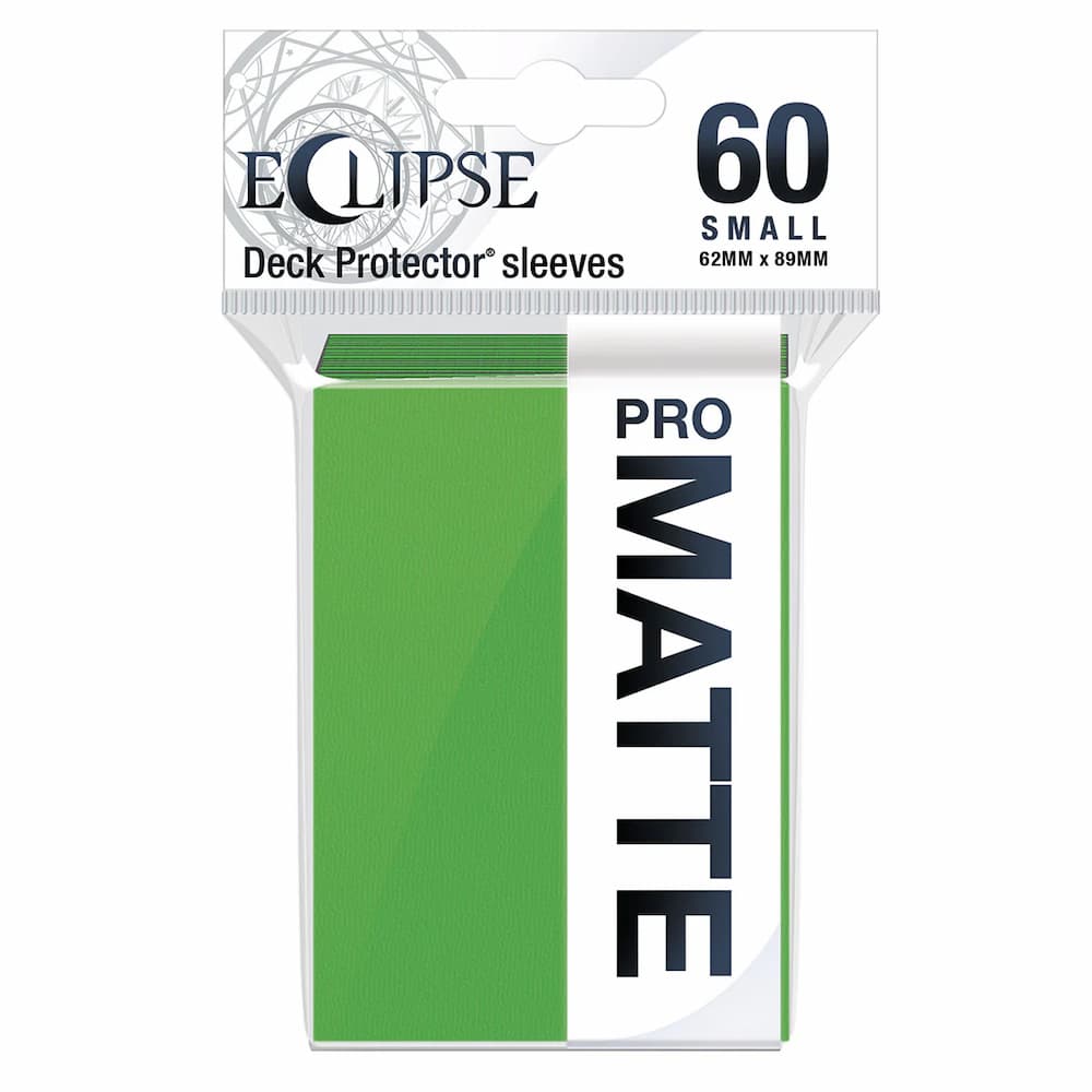 Ultra Pro Eclipse Matte Lime Green Small Sleeves 60 Count