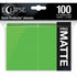 Ultra Pro Eclipse Matte Lime Green Standard Sleeves 100 Count