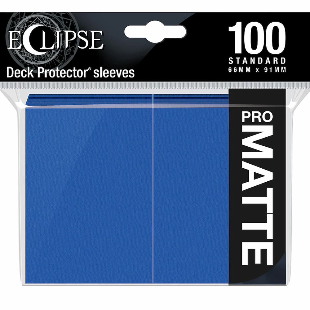 Ultra Pro Eclipse Matte Pacific Blue Standard Sleeves 100 Count