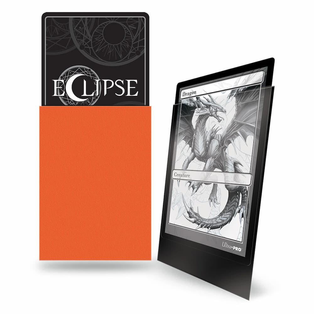 Ultra Pro Eclipse Matte Pumpkin Orange Standard Sleeves