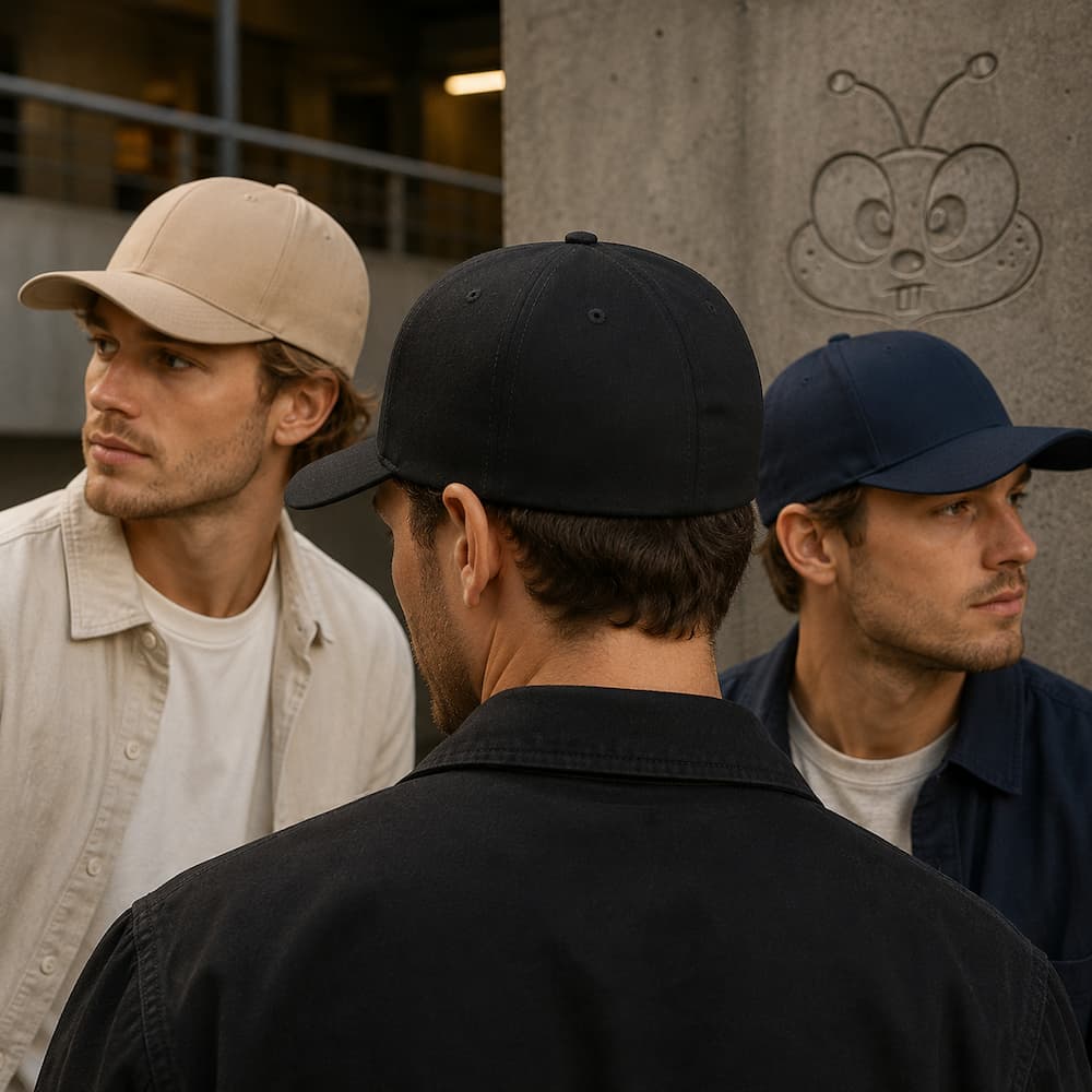V-Flexfit Cotton Twill Hat Back View